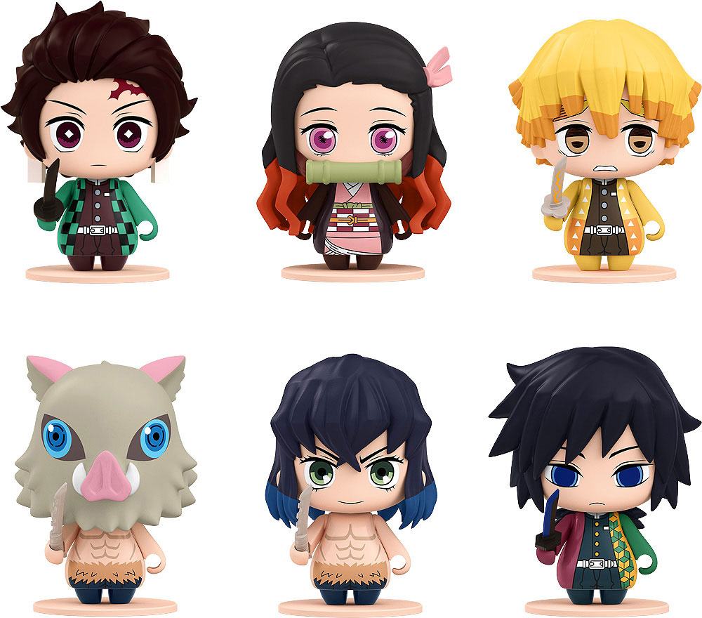 DEMON SLAYER KIMETSU No Yaiba Pocket Maquette Mini Figures 6 Pack 01